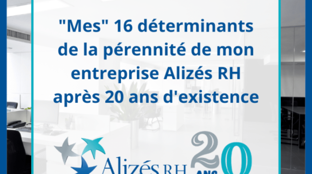 Enseignements d’un entrepreneur à destination de ses pairs néo-créateurs d’entreprise Ou « Mes » 16 déterminants de la pérennité de mon&nbsp;entreprise